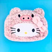 SANRIO Nueva estuche de lápices con estampado de leopardo de estilo chic Ins, caja de papelería de alta calidad y mullida, de gran capacidad para estudiantes - estuche para lápices - Ver 9