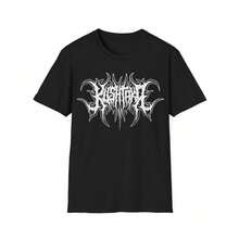 Women's Casual Cotton T-Shirt With Unique Gothic Print, Short Sleeve, Round Neck, Regular Fit, Urban Style, 100% Cotton. - 2 - 查看 1