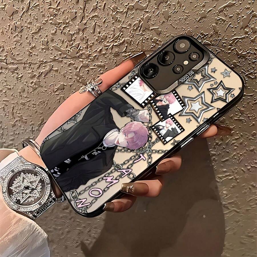 Funda para teléfono: Carcasa del popular anime Tamons para S26 S25 S24 A37 A57 A17 A07 A56 A26 A36 A55 A35 A06 A16 A05 A14 A24 A34 A54 A15 A05s A04e A25 S23 S22 S21 S20 FE Ultra Plus 4G 5G, cubierta trasera mate anticaídas - Colores mezclados - Ver 1