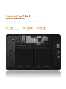 REDMI Pad 2 9.7 Versi Global Layar 9.7" 2K 120Hz Layar Jernih Snapdragon® 6s 4G Gen 2 Platform Seluler Kamera Belakang 8MP Kamera Depan 5MP Baterai 7600mAh (Tipe) Pengisian Cepat 18W AI Face Unlock Speaker Stereo Imersif Xiaomi HyperOS 3 - Perak - View 5
