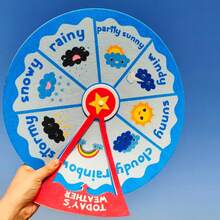 Emotional Wheel Chart, Soft Plush Spinning Wheel, Educational Learning Tool, Social-Emotional Learning, Portable Interactive Busy Board - Multicolor - View 10