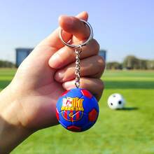 FIFA World Cup Premier League La Liga Club Mini Football Keychain, Real Madrid Liverpool Chelsea Team Logo Pendant, Fan Merchandise Gift, Bag Charm Accessory - View 17