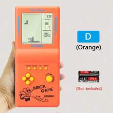 Retro Handheld Game Console, Classic Console, Screen, Nostalgic Pocket Game Machine, Puzzle Toys For Kids - A-blue - View 8