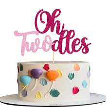 1個 Oh Two Oldes 蛋糕插牌，2歲生日蛋糕裝飾，適用於生日派對、嬰兒洗禮派對蛋糕裝飾 - 2歲生日 - 查看 12