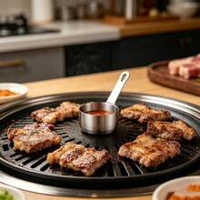 1個不鏽鋼醬料杯，防滑、易清洗且耐用西式沾醬工具。省空間加厚金屬廚房調味料小碗，適用於番茄醬、沙拉醬和各種沾醬。防止檯面髒亂（精緻手把設計）；給居家烹飪愛好者的絕佳實用禮物。 - 銀色 - 查看 6