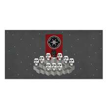 Khăn tắm bãi biển sợi microfiber họa tiết pixel Star Wars Imperial TIE Fighter, nhanh khô thấm hút tốt dùng cho hồ bơi, cắm trại và tắm hàng ngày - A - Xem 4