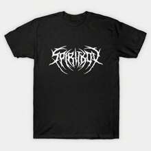 Women's Casual Cotton T-Shirt With Unique Gothic Print, Short Sleeve, Round Neck, Regular Fit, Urban Style, 100% Cotton. - 5 - 查看 1