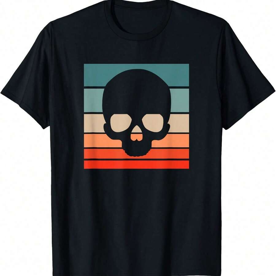 VRCK Skull Print T-Shirt - Rose - View 1