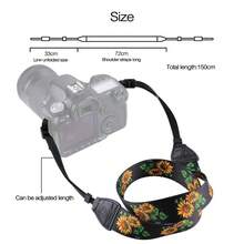 PULUZ Vintage Multi-Color Series Sunflower Shoulder Neck Strap Camera Strap, Suitable For DSLR/Digital SLR Cameras - View 5