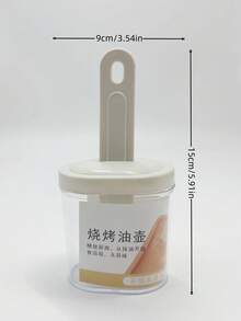 1件隨機顏色便攜式尼龍燒烤油刷，耐熱不變形，附油瓶，適用烘焙與燒烤，省空間，實用情人節禮物，廚房配件，油壺，油瓶，居家必需品 - 彩色 - 查看 15