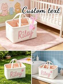Personalized Storage Basket, Large Capacity Multi-Compartment Organizer Bag For Household Toy Storage - Multicolor - View 3