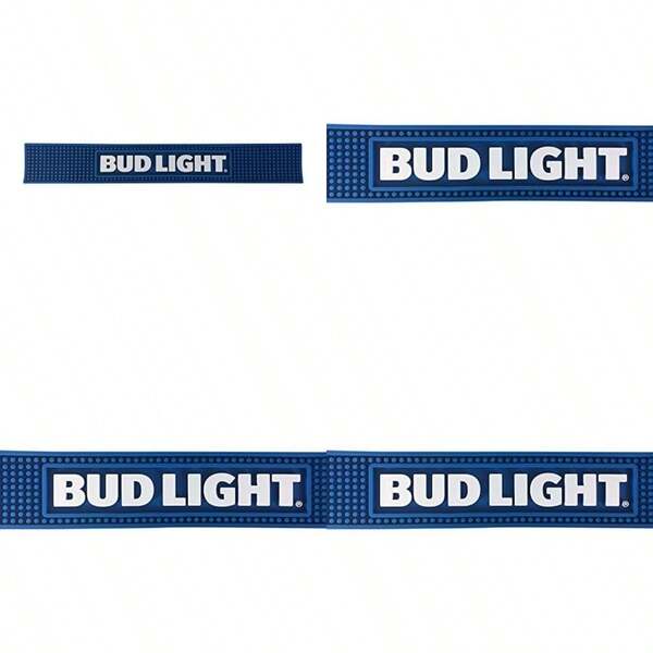 Bud Light Tapete de bar profesional de cerveza para derrames