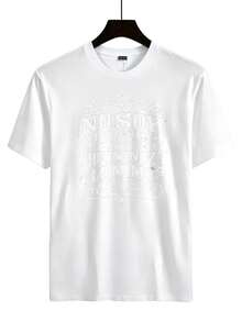 Nueva colección de parejas 2026 Frase "No Soy Perfecto Pero Soy Hernandez Lo Mimo" - Camiseta Casual Gym, Regalo dia del padre/frases chidas/mexico - Blanco - Ver 14