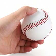 1 pieza Pelota de béisbol sólida de 9 pulgadas, para entrenamiento de lanzamiento de béisbol. Capa exterior hecha de material PU, capa interior hecha de material de goma de espuma - Multicolor - Ver 6