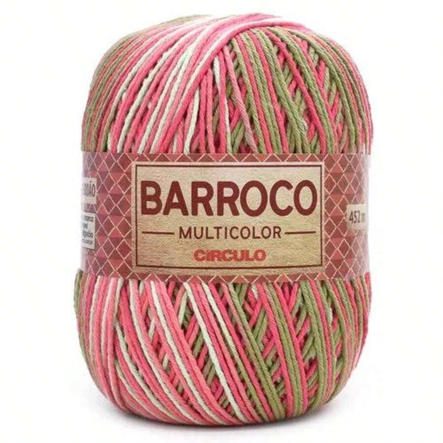 Barbante Barroco Multicolor Círculo 400g - 9029 - Cerejeira - Visão 1
