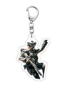 1pc Delta Force Game Character Acrylic Keychain Pendant Tactical Operator Collectible - Multicolor - View 32