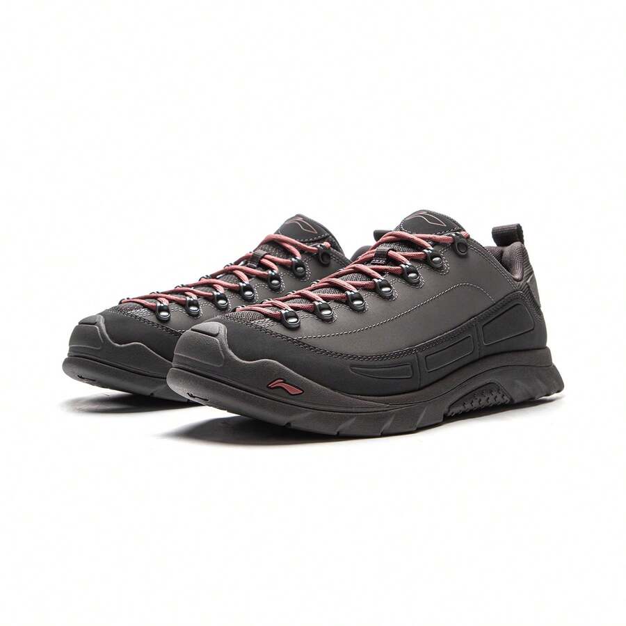 Li-Ning 中性戶外休閒鞋,吸震防滑登山運動鞋 AHCV055 - 曜石灰 - 查看 1