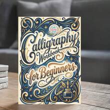 1 pieza Libro de práctica de caligrafía para adultos, incluye páginas de práctica instructivas, escribe caracteres hermosos, práctica de ocio, ligero y portátil, se puede usar como regalo (bolígrafo no incluido) - Una pieza - Ver 4