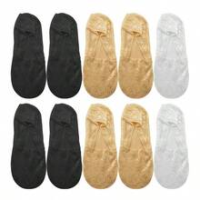chuanwa（2） 1/5/10 Pairs Of Women Flowers New Ankle Spring And Summer Lace Invisible Thin Short Boat Socks - Multicolor - View 19
