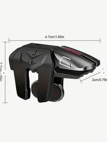 Mobile Game Trigger Controller Six Finger Operation Game Shooting Buttons, Mechanical Pulse Fast Fire Gaming Joystick Trigger For FPS Shooting Games, Universal Phone Game Auxiliary Accessories Compatible With IPhone Android - Multicolor - View 10