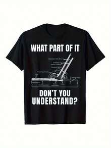 Men T-Shirts - 黑色 - 查看 2
