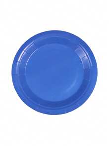 1/10pcs Colorful Paper Plates, Party Paper Trays, Large Capacity Round Solid Color Thickened Paper Plates, Suitable For Desserts, Perfect For Birthdays, Dinners, Weddings, Picnics, Baby Showers And Other Occasions - Multicolor - View 11