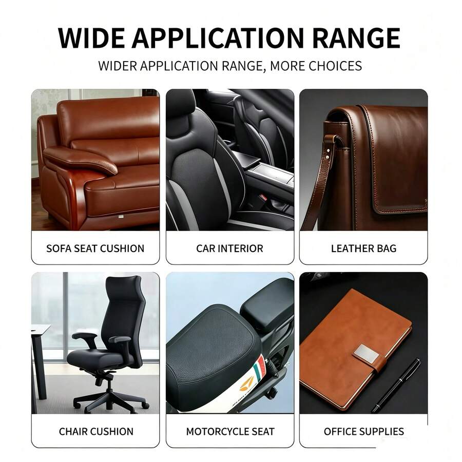 Faux Leather Fabric, Lychee Grain Texture, Suitable For Sofas And Car Seat Covers, High Quality, Durable And Stylish Vegan Leather, Perfect For Interior Decor Sewing Crafts, Interior Decor Projects | Multi-Purpose Fabric | High Quality Leather - Black Self-adhesive Leather - View 1