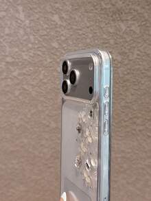 新款時尚奢華蝴蝶水鑽手機殼附腕帶，適用 18 Pro Max/18 Pro/18/17 Pro Max/17 Pro/17/16 Pro Max/16/16 Pro/16 Plus/15/15 Pro Max/15 Pro/15 Plus/11/13/14 Pro Max/13 Pro/13 Pro Max/14 Pro/14 Pro Max/14 Plus，Ins 風格高級感，熱銷女神專屬女款設計，精緻 3D 蝴蝶結搭配閃亮水鑽裝飾，甜美優雅，硬殼，極簡創意高質感，獨特時尚品味 - 透明+腕帶手繩 - 查看 8