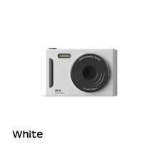 復古數位相機 50MP 插值 1080P HD 錄影相機 8倍數位變焦 2.4吋 LCD 螢幕 MP3 播放器與內建遊戲 便攜口袋 CCD 相機 附補光燈 適合學生 5色可選（黑色/白色/粉色/銀色/綠色） - 查看 14