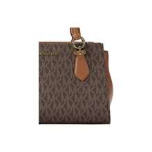 MICHAEL KORS MK MARILYN Brand Print Canvas Tote Bag, Small Size, Women's, Brown - 35F5G6AM1B-BROWN - 查看 4