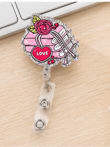 Retractable Durable Acrylic ID Holder - Nurse Badge Reel With Clip For Healthcare Professionals,School Supplies,Back To School - one-size - View 5