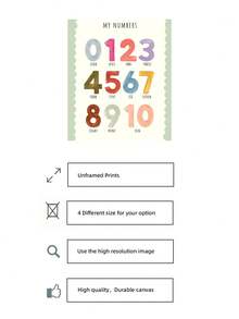 1/2pcs Frameless Educational Poster, Letter & Number Design, Colorful Kids Room & Classroom Decor, Minimalist Apartment Back To School Season Fashion Poster, Dorm Essential - Alphabet - View 7
