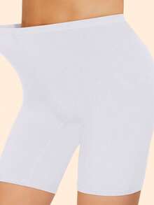 4pcs/Set Seamless Mid-Waist Casual Safety Pants - Multicolor - View 4
