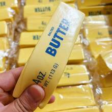1pc Yellow Soft Butter Stick, Slow Rebound Stress Relief, Suitable For Kids And Adults, Can Be Used For Work, School, Entertainment And Party Games, Ideal Gift For Halloween And Christmas - Multicolor - View 6