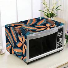 1 pieza Funda antipolvo para microondas, Funda antipolvo para estante de horno doméstico, Funda antipolvo lavable, Funda antipolvo para máquina de alimentos doméstica, Funda antipolvo y resistente a manchas para gabinete de almacenamiento de cocina - cubrir - Ver 7