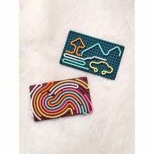 1 Set DIY Sensory Stress Relief Silicone Grip Board Toy, Silicone Twist Rope Activity Stress Relief Board, Silicone Sensory Activity Board Stress Relief Toy - Multicolor - View 4