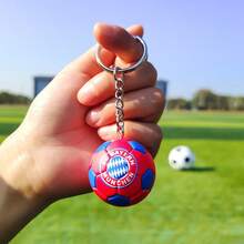 FIFA World Cup Premier League La Liga Club Mini Football Keychain, Real Madrid Liverpool Chelsea Team Logo Pendant, Fan Merchandise Gift, Bag Charm Accessory - View 14