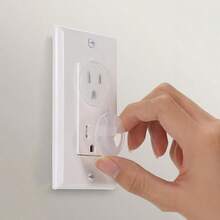 10/20/30Pcs Clear Outlet Covers,Hidden Handle Socket Guard Covers,Wall Socket Protective Caps,Suitable For Bedroom,Kitchen, Living Room Wall Sockets - Multicolor - View 1