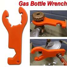 Bộ 3 dụng cụ vặn van bình gas, thích hợp cho cắm trại RV, nướng BBQ ngoài trời, dụng cụ vặn van bình gas đa chức năng cho hầu hết các loại bình gas. - A - Xem 3