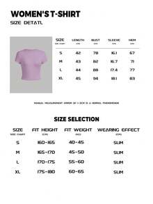 夏季新款圓領 DTMF 圖案修身正肩 T-shirt，度假旅行沙灘穿搭 - 粉綠色 - 查看 8