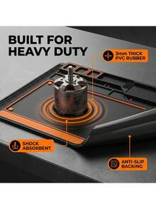 Modular Hobby Workbench Mat, Suitable For RC Cars, FPV Drones And Electronics - Premium Non-Slip Desk Mat With Parts Sorting Tray - A - View 4
