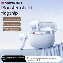 Monster Q11 True Wireless Earbuds, Semi-In-Ear Design, Bluetooth 5.4, 30H Playtime, HD Sound, Low Latency For Music & Gaming – Black - View 13