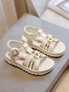 Nacarada Baby Sandal With Heart Applications - Nacarado - View 4