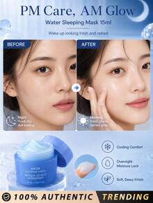Laneige [Mini] Water Sleeping Mask 15ml / A Korean overnight mask to deeply hydrate and recharge your skin’s glow overnight. The lightweight, refreshing gel formula gently cools & seals in deep hydration that's light formula gently cools & seals in deep hydration that's light on the . - Water Sleep Mask 15ml - 查看 6