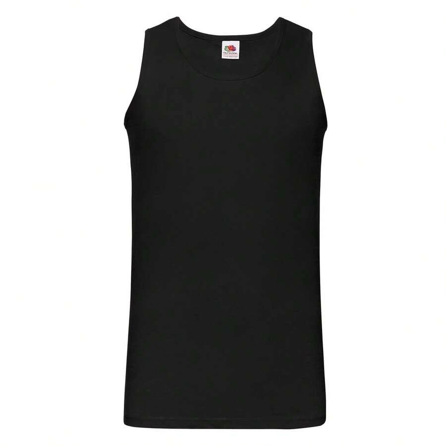 Fruit Of The Loom Unisex Adult Valueweight Athletic Tank Top - Black - View 1