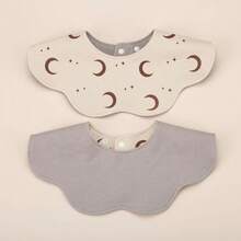 Cotton Towel For Newborn Babies, Country Floral Style Triangular Bandana For Boys And Girls, Baby Bib Accessory. - A7 - 查看 11