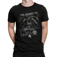 La Respuesta a la Vida 42 La Guía del Hachero a Pedias de la Galaxia Camiseta / Camiseta 100% Algodón (yw-313) - Negro - Ver 1