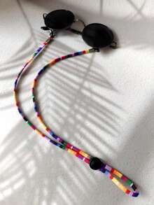 1pc Neutral Vintage Bohemian Style Glasses Strap (Glasses Not Included) - Multicolor - View 2