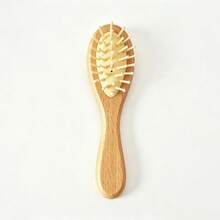 Personalized Name 3-In-1 Hair Brush & Comb Set With Floral Patterns. Natural Beech Wood Grooming Kit, 1/3pcs Brush&Comb, Baby Shower Gift For Newborns. - Multicolor - View 15