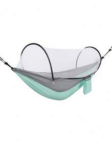 1pc/Set Hammock Automatic Quick Opening Mosquito Net Outdoor Camping Pole Hammock Swing Anti-Rollover Nylon Rocking Chair 220x100cm - Multiple Styles - View 15